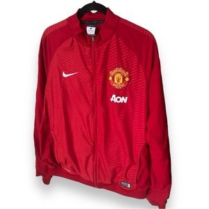 Nike Manchester United 2014 Vintage Full zip Jacket. Size Large.